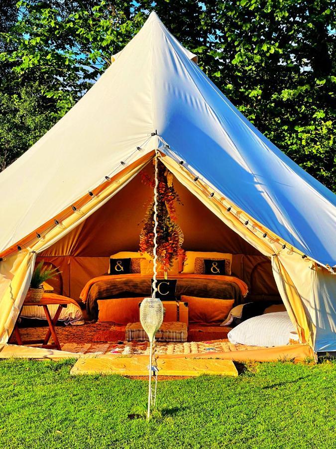 Cayoretreat Luxury Bell Tent Clodock Bagian luar foto