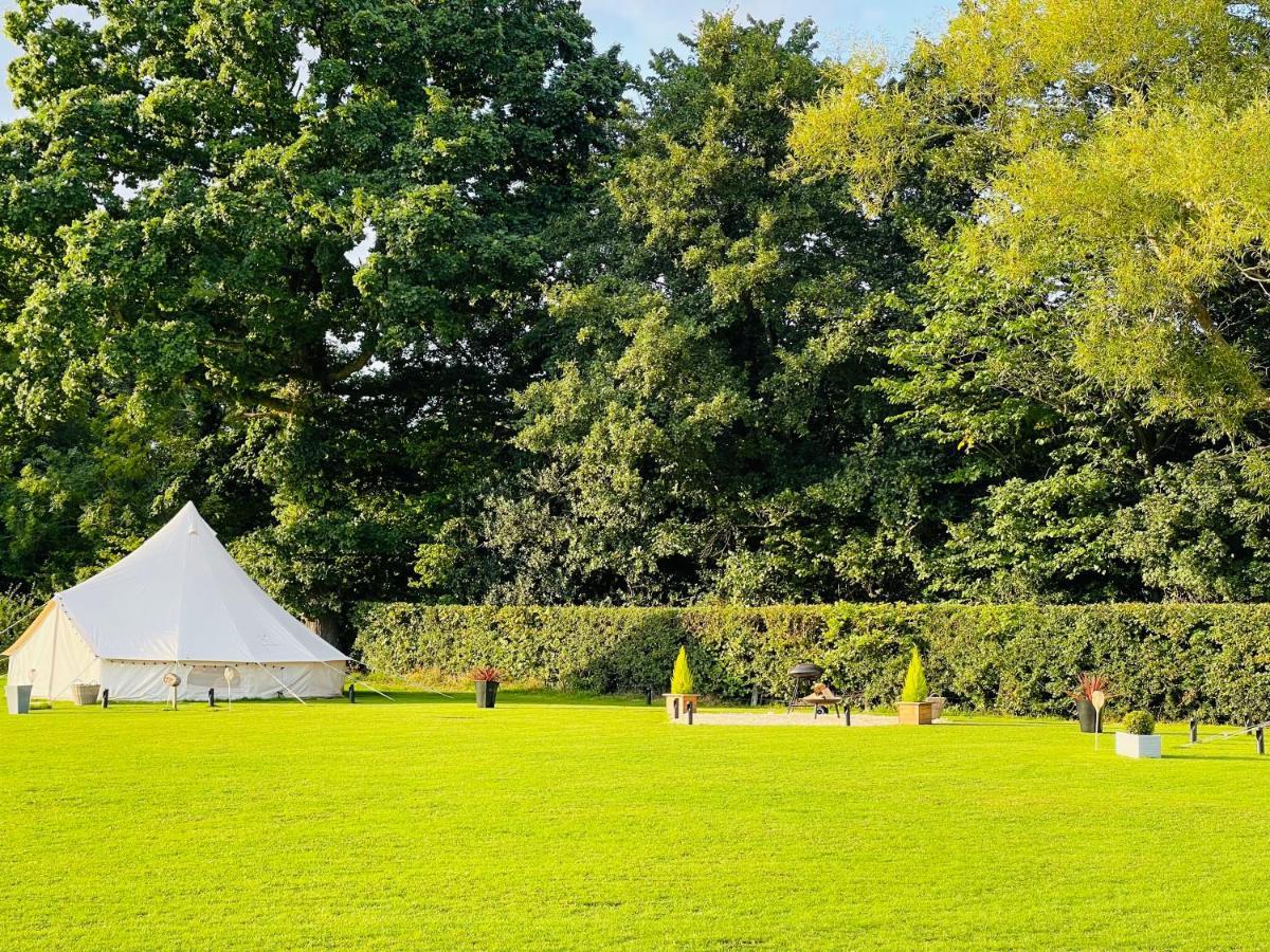 Cayoretreat Luxury Bell Tent Clodock Bagian luar foto