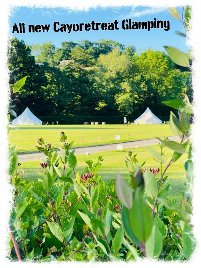 Cayoretreat Luxury Bell Tent Clodock Bagian luar foto
