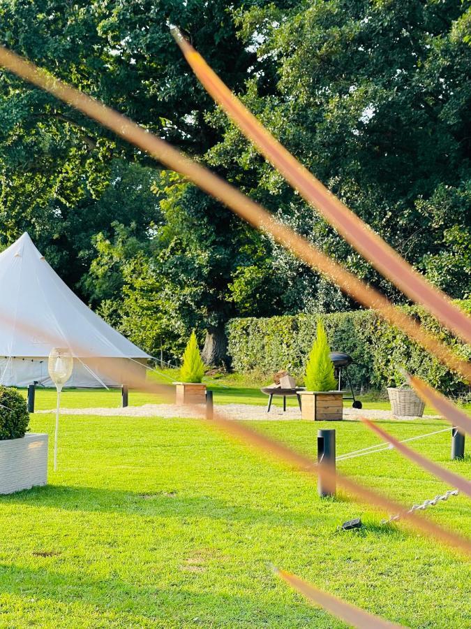 Cayoretreat Luxury Bell Tent Clodock Bagian luar foto