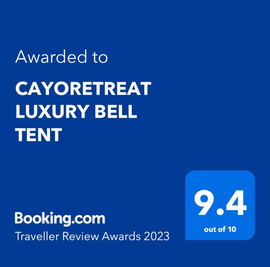 Cayoretreat Luxury Bell Tent Clodock Bagian luar foto