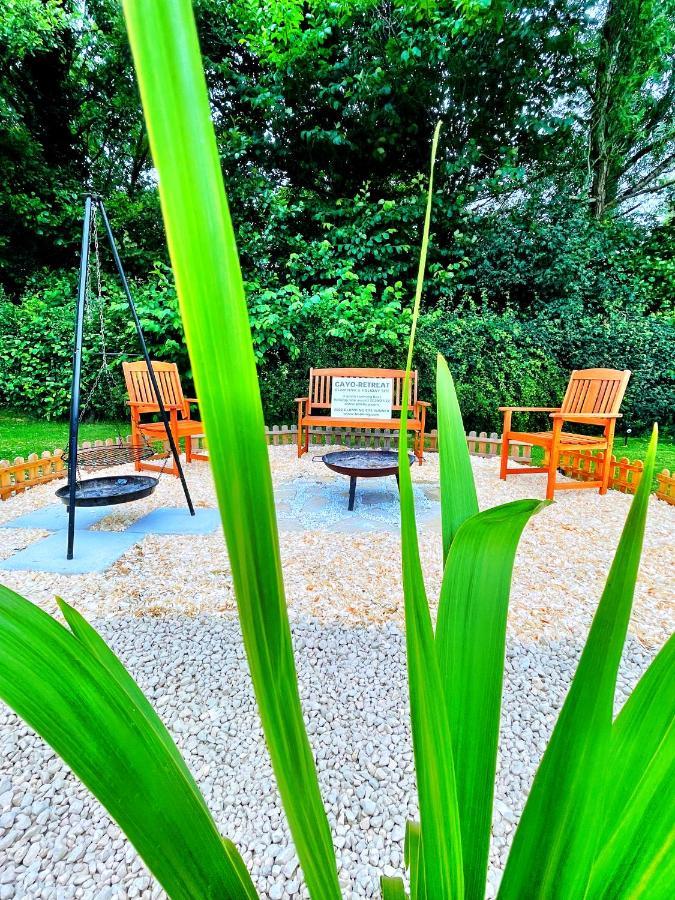 Cayoretreat Luxury Bell Tent Clodock Bagian luar foto